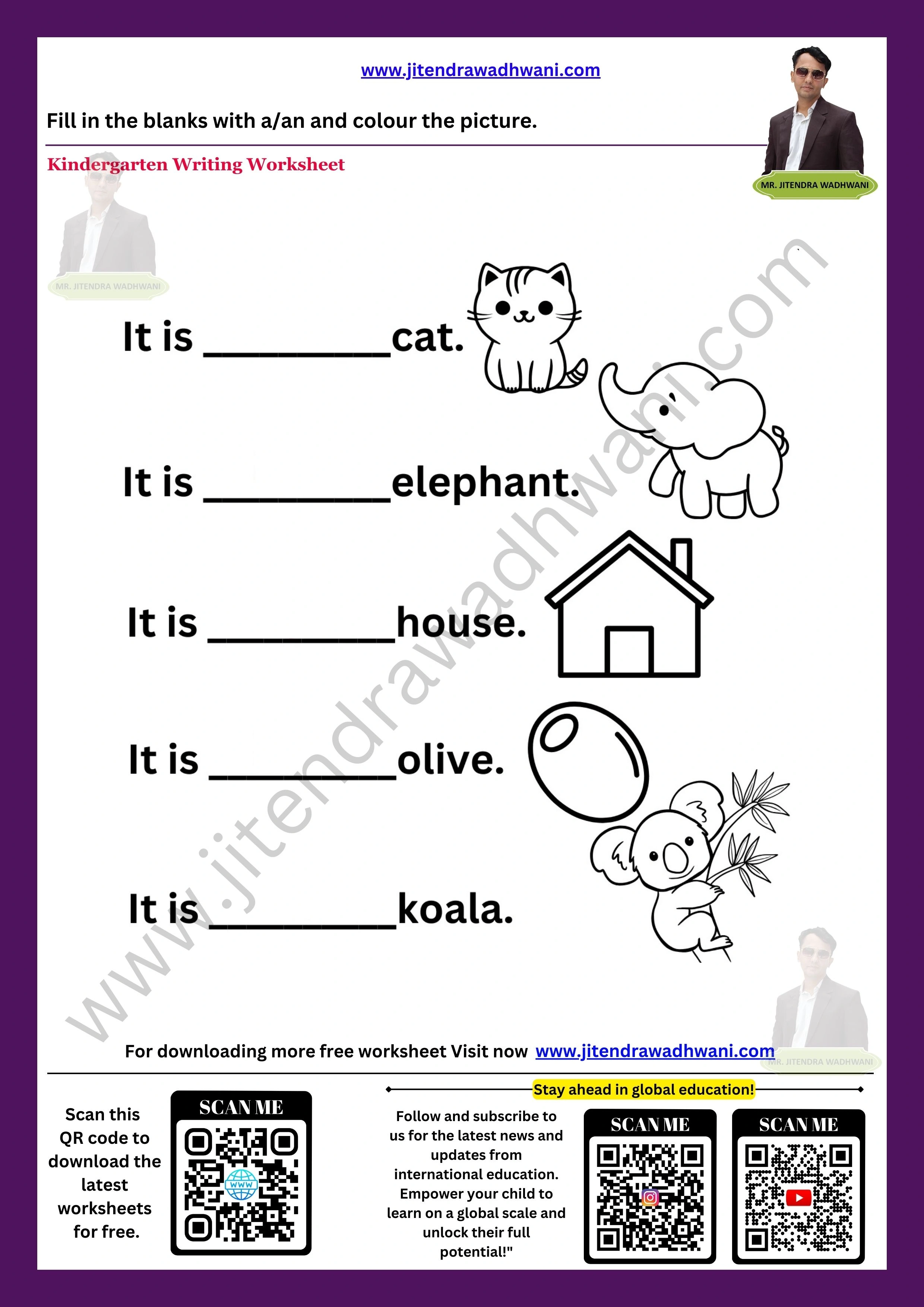 English Articles Worksheet 5