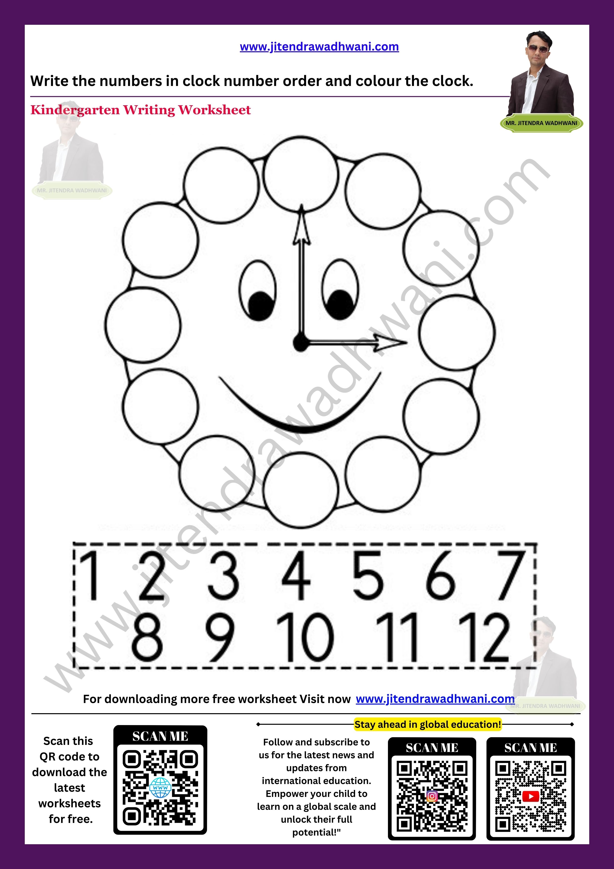 Number Tracing 31 to 40 Thumbnail