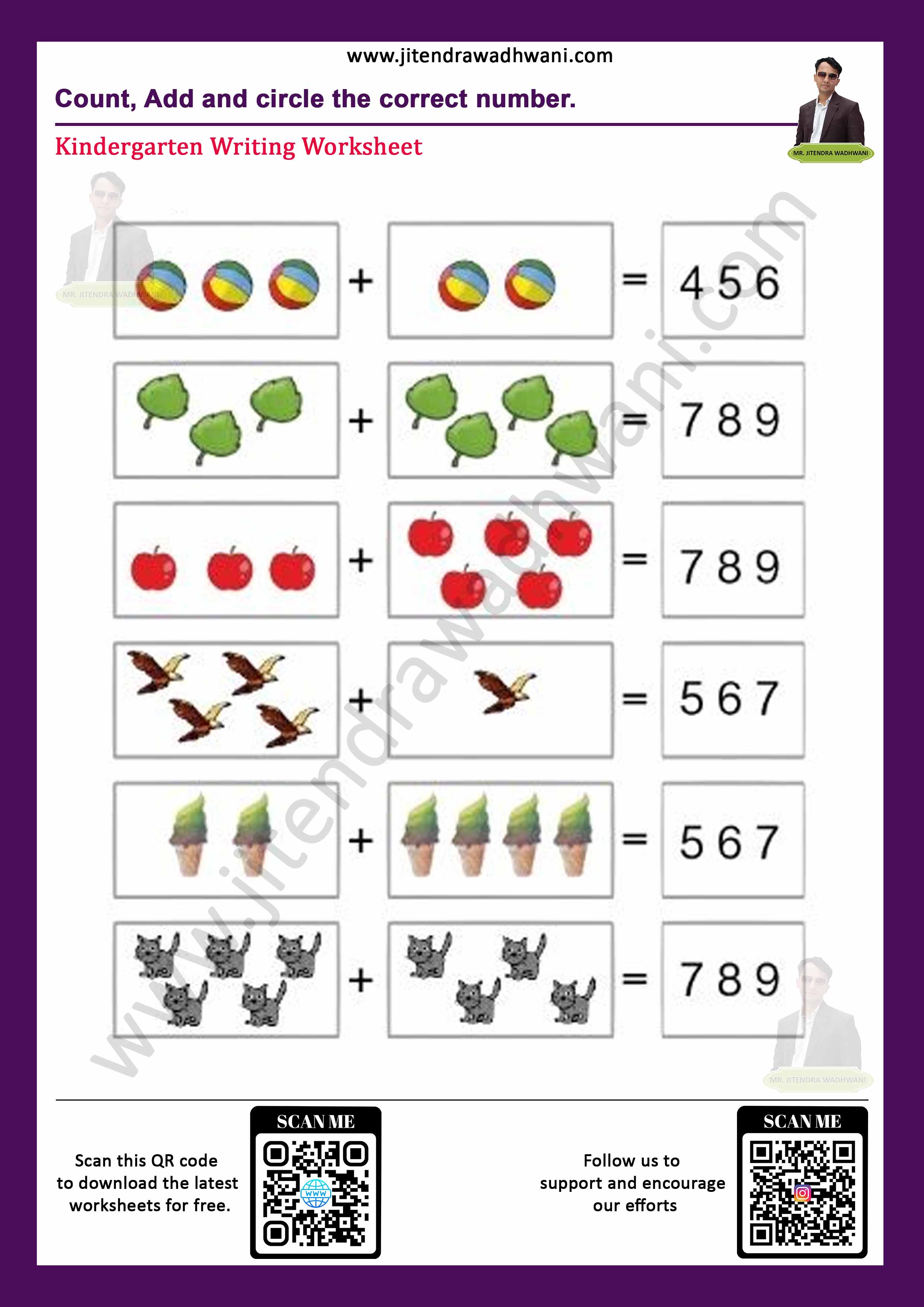 Subtraction Worksheet Thumbnail