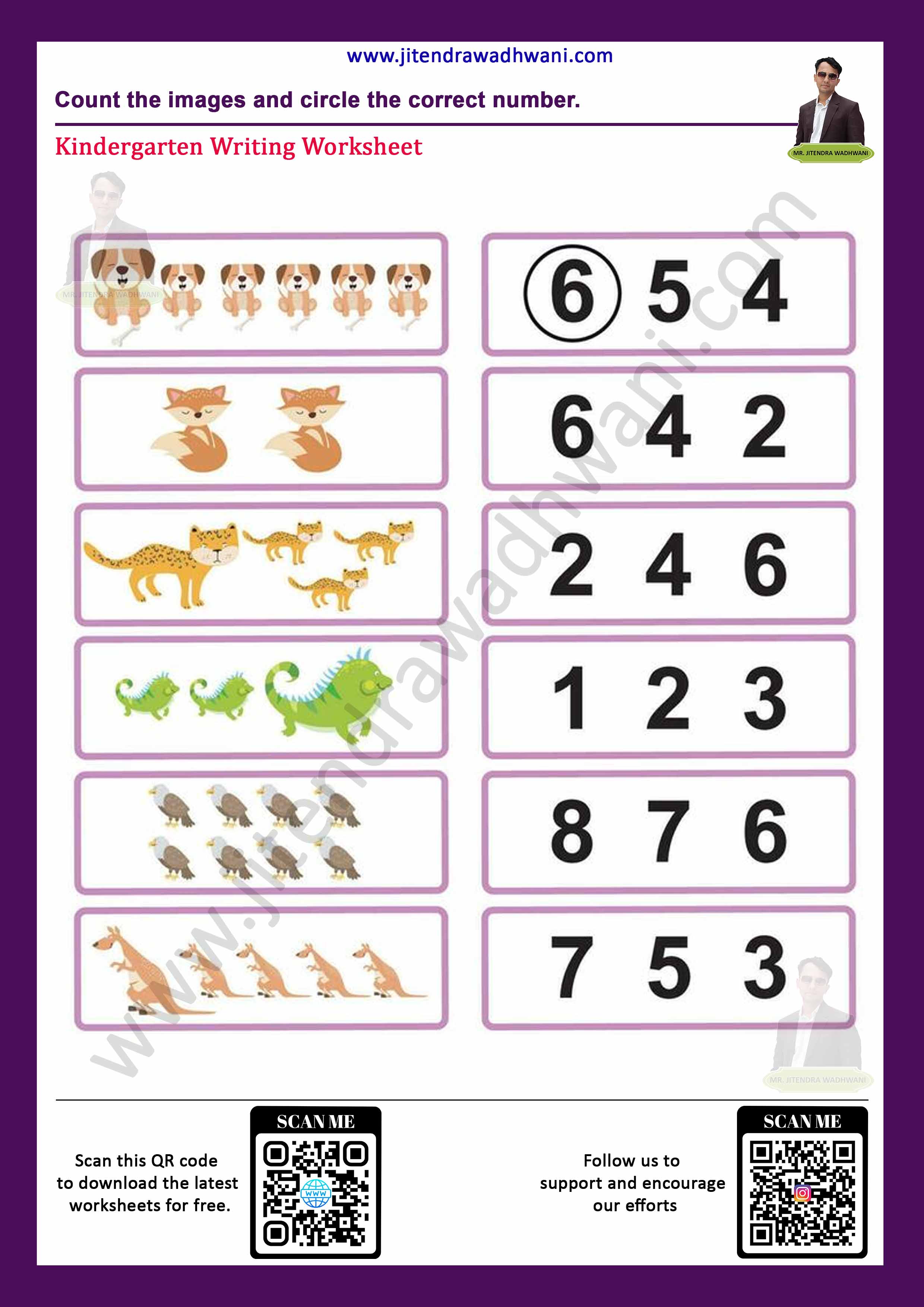 Number Tracing 31 to 40 Thumbnail