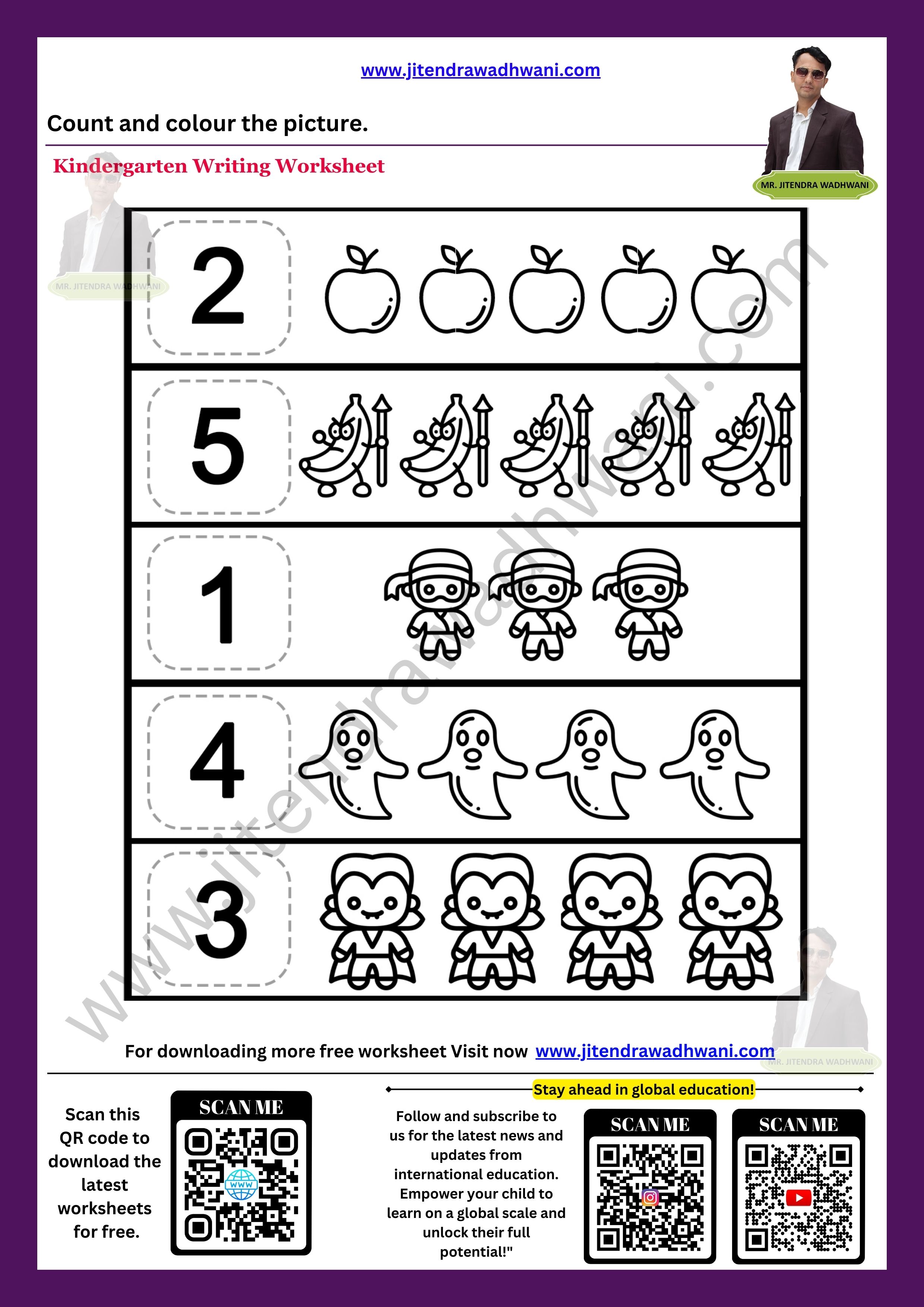 Number Tracing 31 to 40 Thumbnail