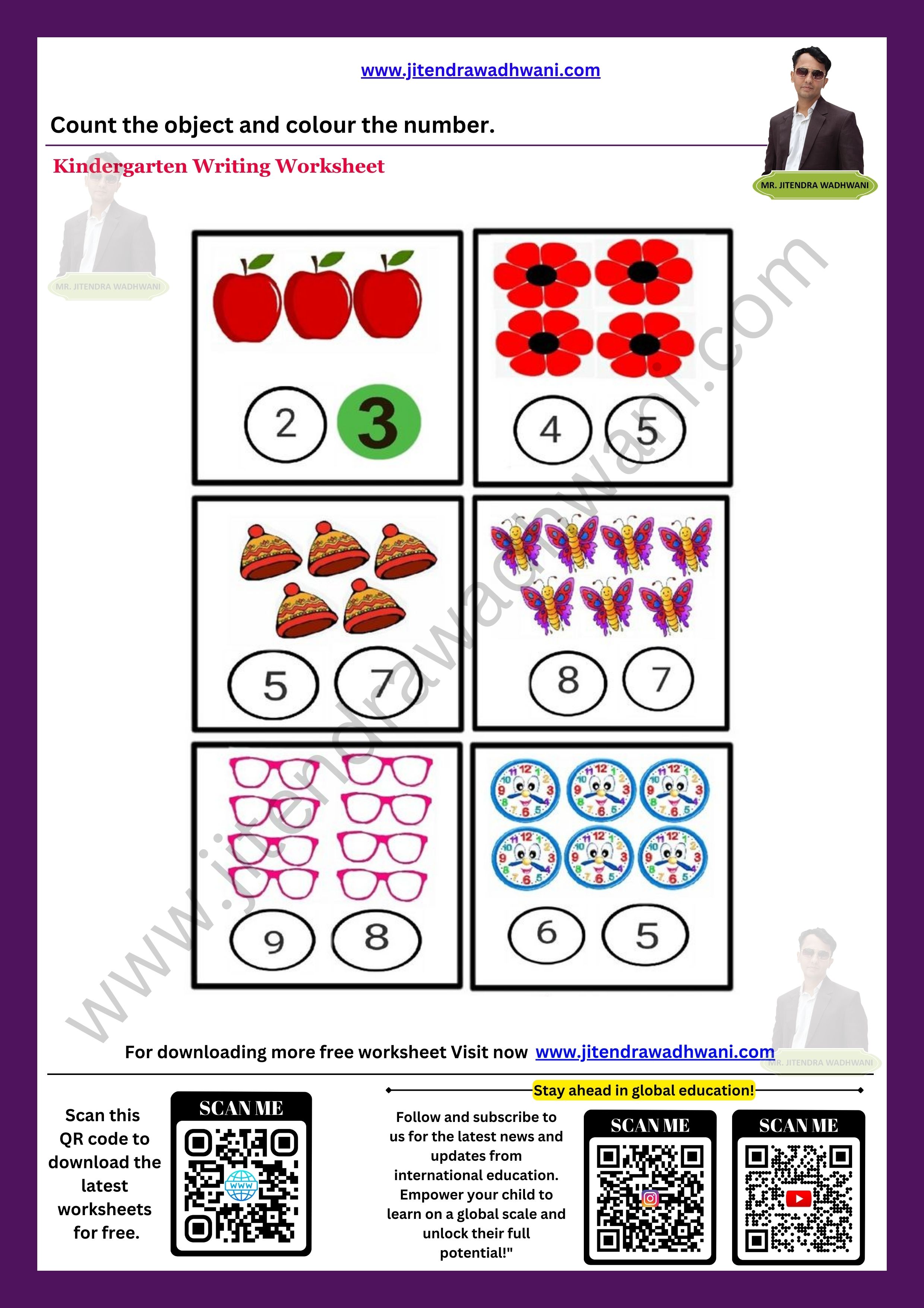 Number Tracing 31 to 40 Thumbnail