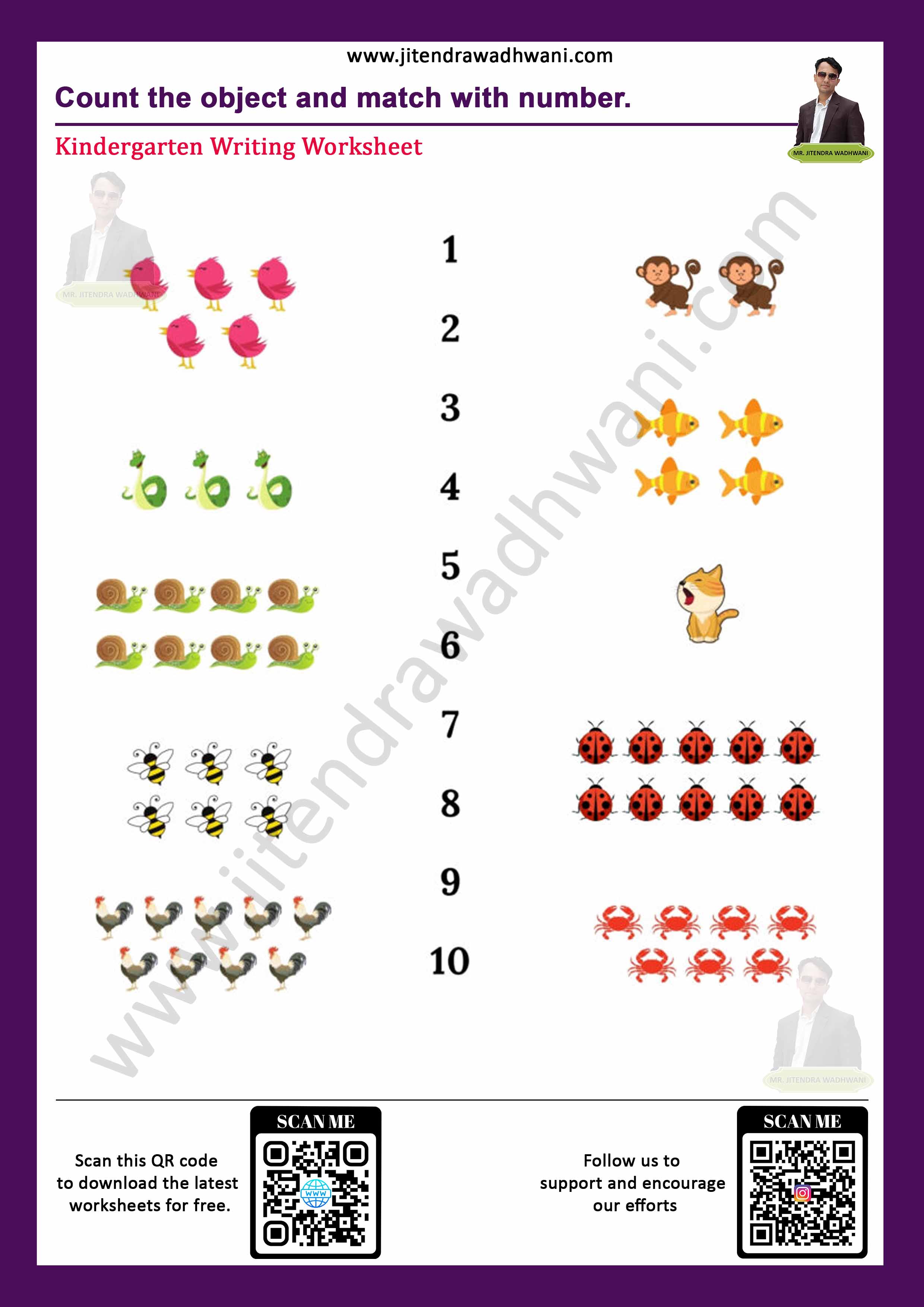 Number Tracing 31 to 40 Thumbnail
