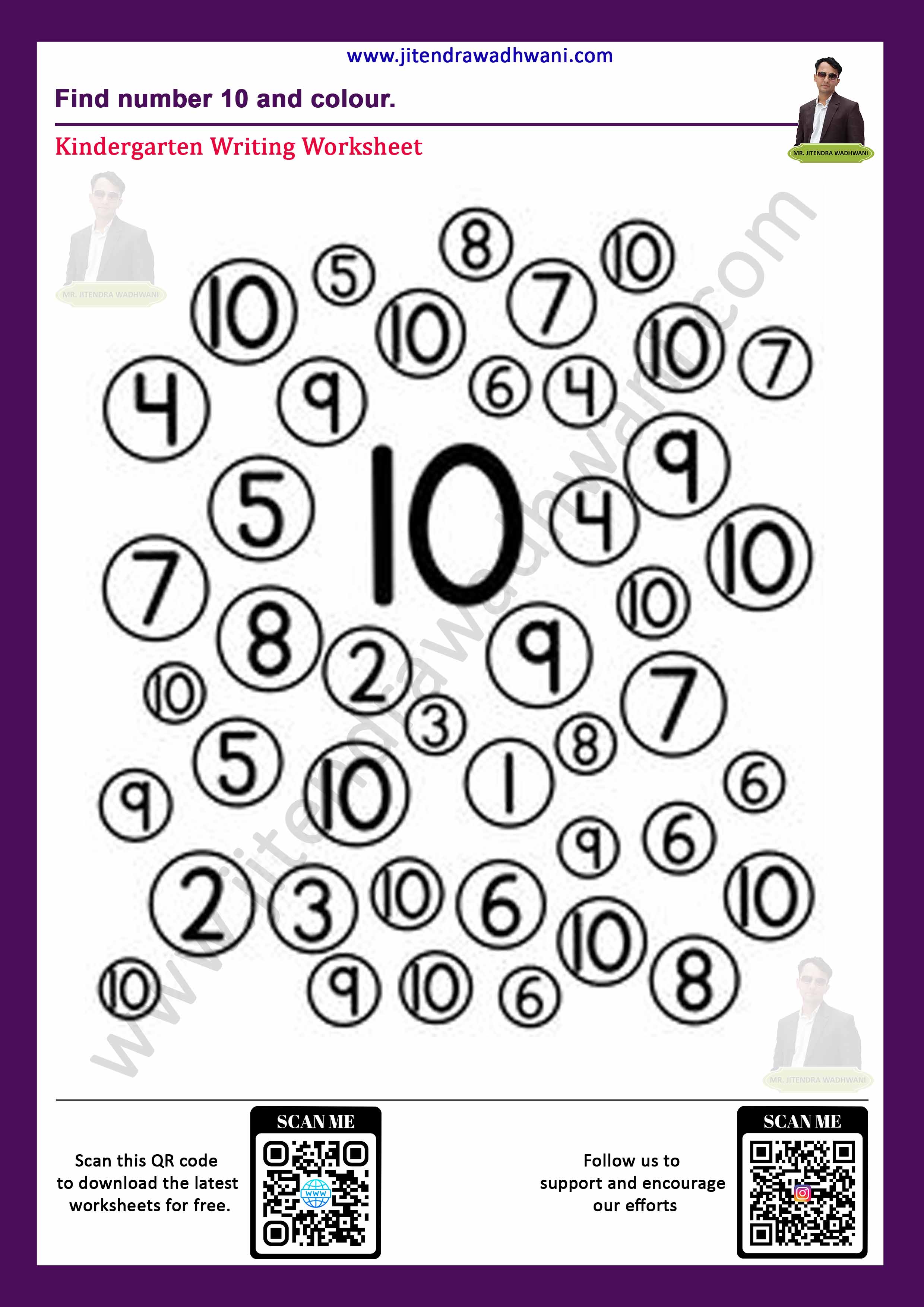 Number Tracing 11 to 20 Thumbnail