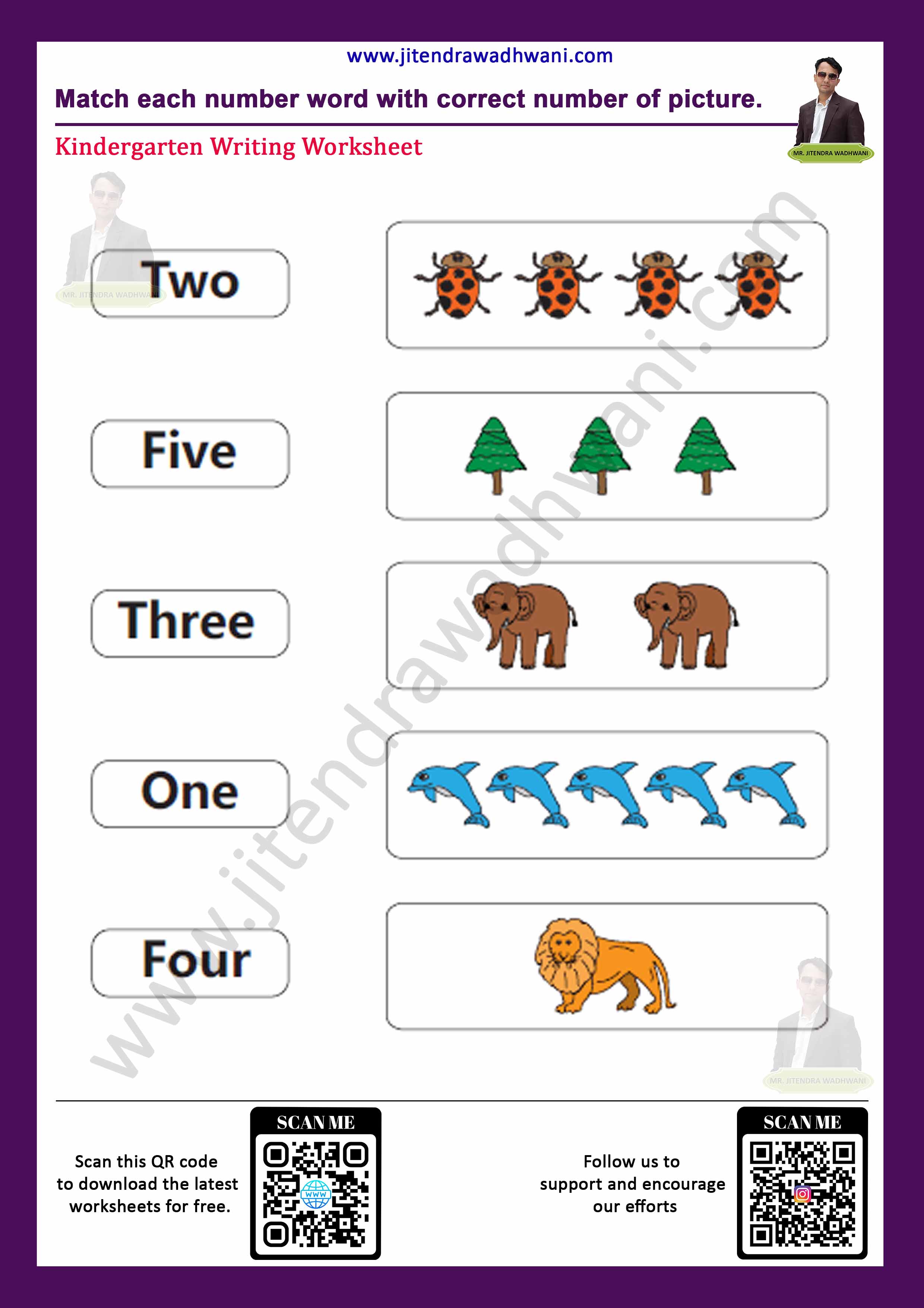 Number Tracing 31 to 40 Thumbnail