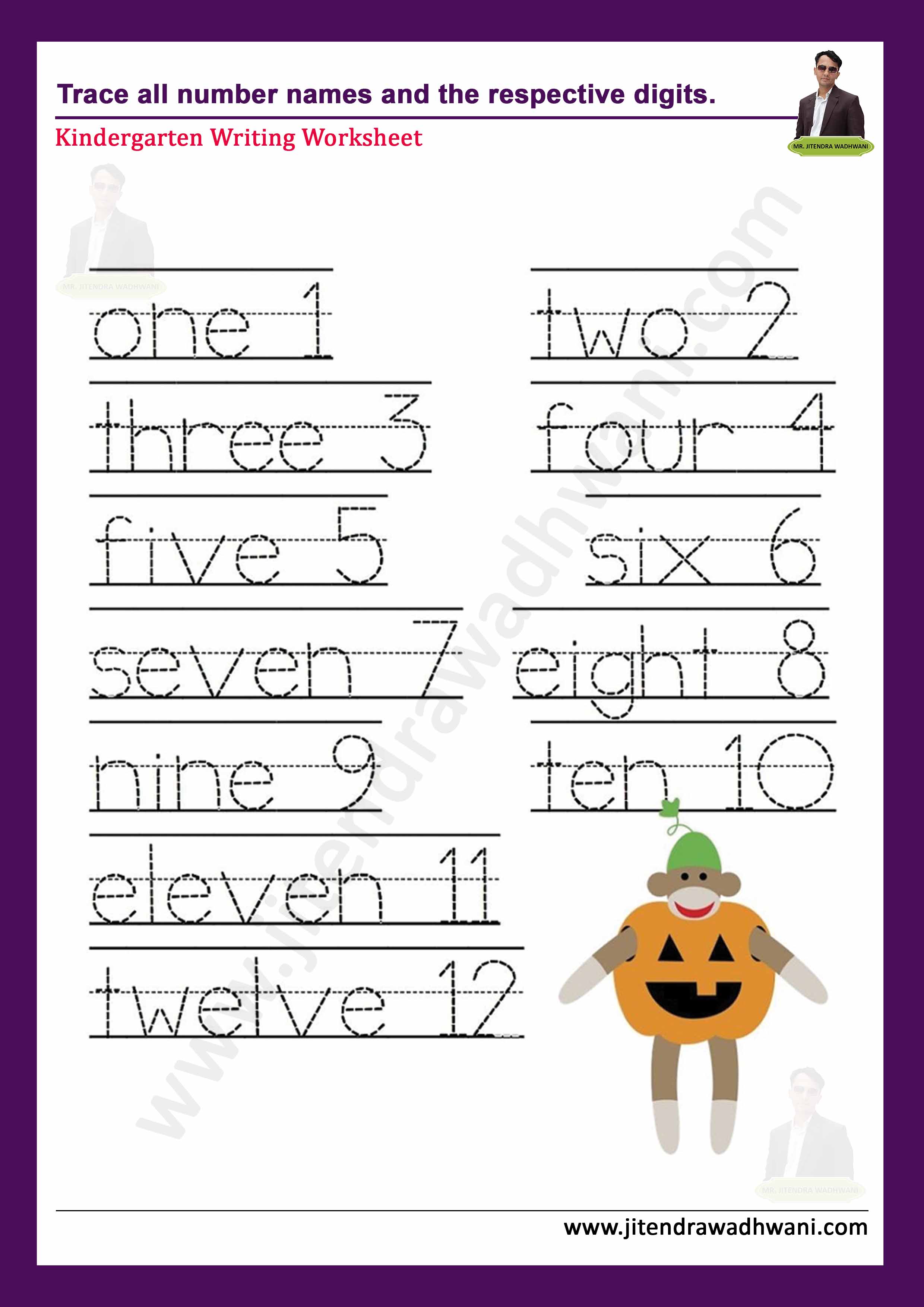Number Tracing 31 to 40 Thumbnail