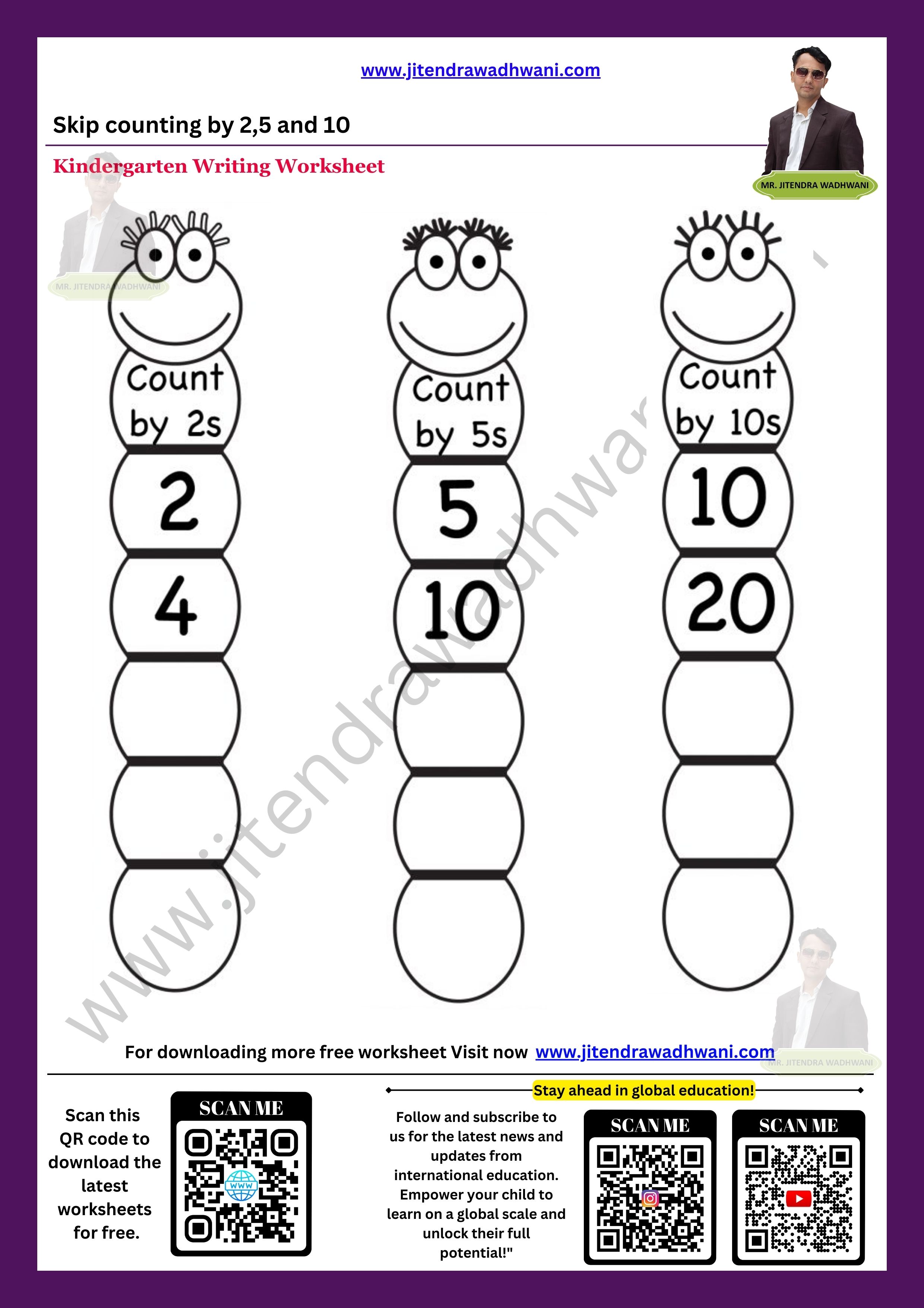 Number Tracing 31 to 40 Thumbnail