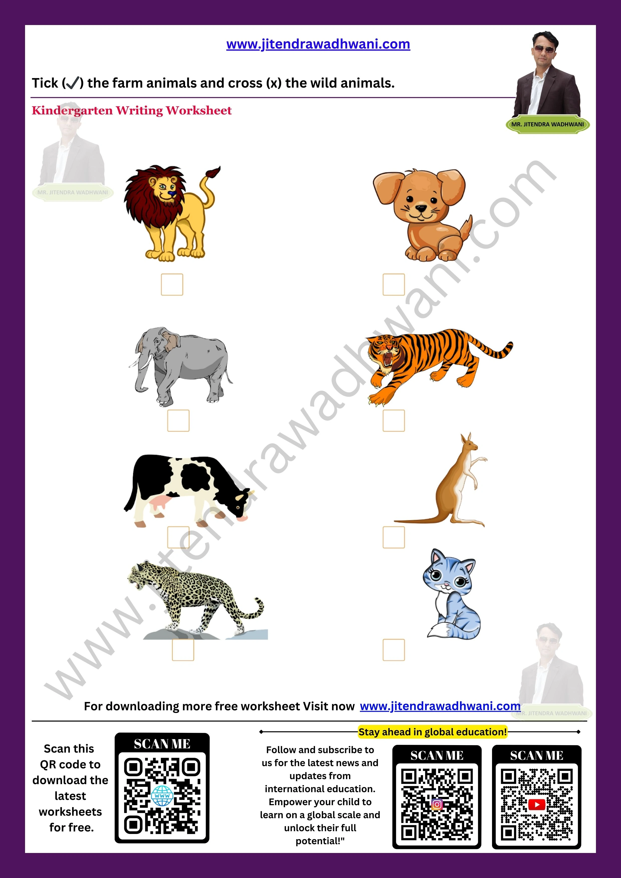 Farm Animals Worksheet 2